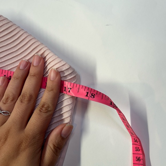 H&M Light Pink Strapless Pleated Maxi Dress NWT Size 10 - Picture 9 of 10